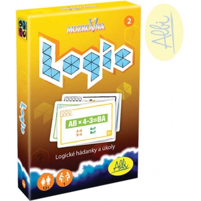 ALBI HRA Mozkovna Logic 2 pro děti karetní hádanky interaktivní