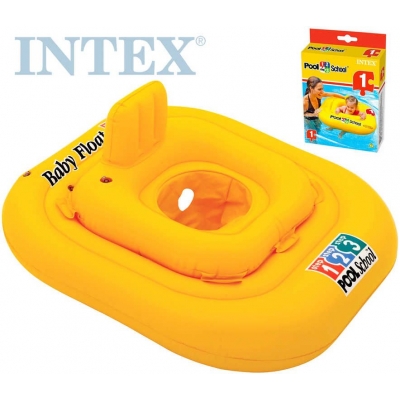 INTEX Kruh plavací s otvory *Kříž* sedátko delux pro nejmenší děti
