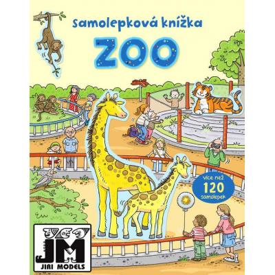 JIRI MODELS Samolepková knížka pro děti ZOO