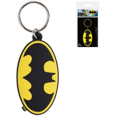 Klíčenka Batman logo 6cm přívěsek na klíče gumový