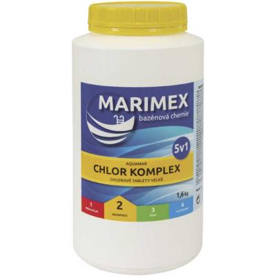 MARIMEX Chlor Komplex 5v1 bazénová chemie 1,6kg 8 tablet