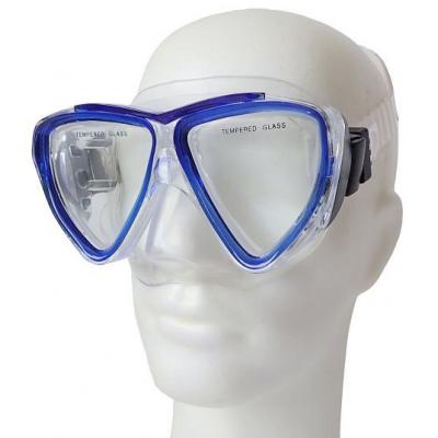 BROTHER Potápěčské brýle maska Coral Junior tvrzené sklo modré P59959
