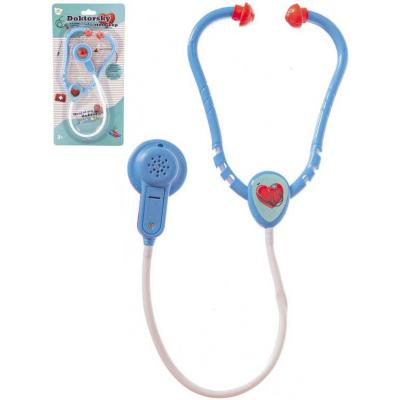 Stetoskop dětský 53cm malý doktor na baterie Světlo Zvuk plast