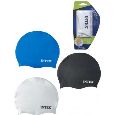 INTEX Koupací čepice univerzální na kartě 3 barvy 55991