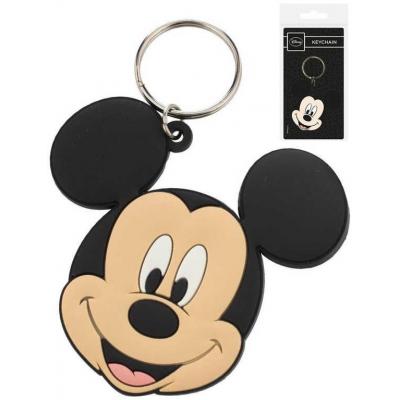 Klíčenka dětská Disney myšák Mickey Mouse 6cm přívěsek na klíče guma