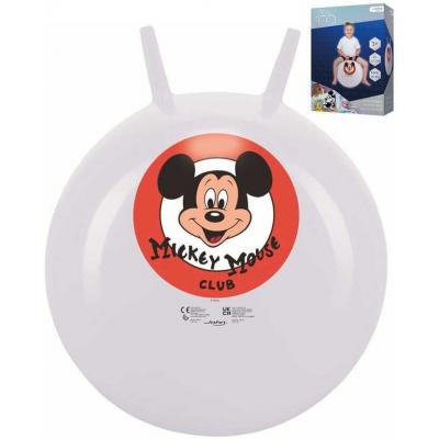 JOHN Hopsadlo bílé Disney Mickey Mouse skákací míč 50cm s úchyty v krabici
