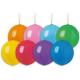 GEMAR Balónek nafukovací punch ball pastelový s gumičkou 33cm 8 barev GPB2