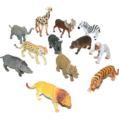 Zvířata safari (divoká) 13-20 cm Figurky zvířátek