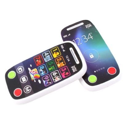 Telefon vysílačka naučný 2v1 + rodičovský baby mobil na baterie