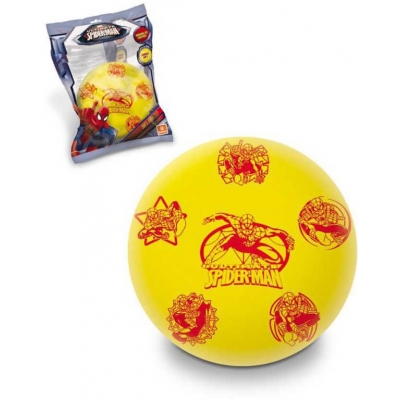 SEDCO Míč soft pěnový Mondo Spiderman 20cm lehký balon žlutý v sáčku