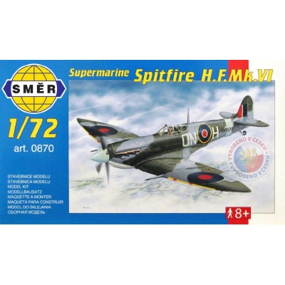 SMĚR Model letadlo Sup.Spitfire 1:72 (stavebnice letadla)