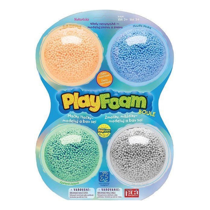 Boule PlayFoam 4pack pěnová modelína