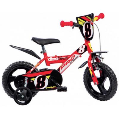 ACRA Dětské baby kolo Dino Bikes červené chlapecké 12" balanční kolečka