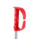 PLASTKON Lyže dětské Baby Ski 90cm carvingové Červené s vázáním plast